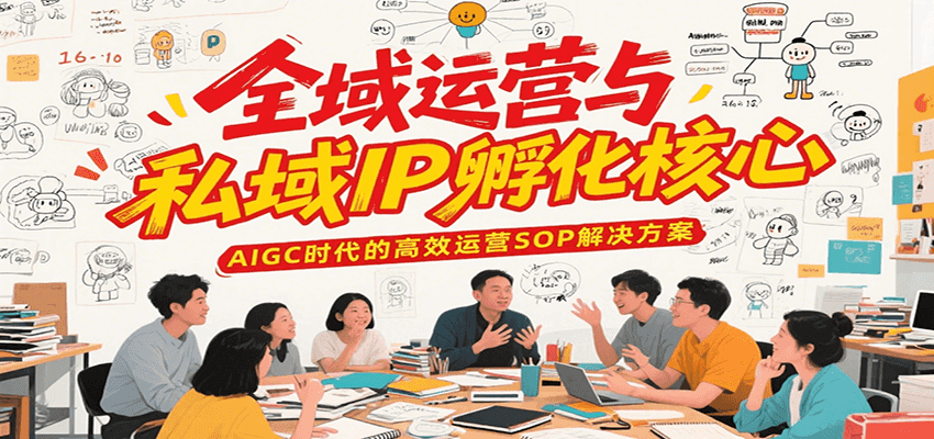 全域运营与私域IP孵化核心，AIGC时代的高效运营SOP解决方案-U9联盟