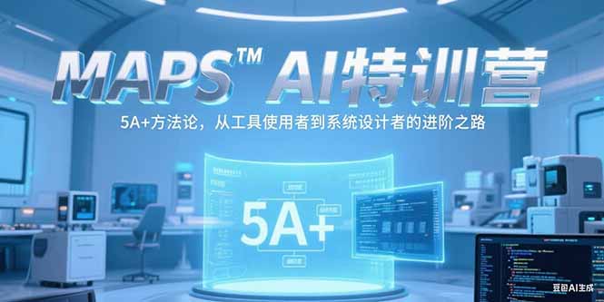 MAPSAI特训营，掌握 5A+方法论，从工具使用者到系统设计者的进阶之路-U9联盟