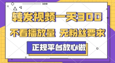 转发视频一天3张+，正规平台放心做，不看播放量，不看粉丝量，一个任务几分钟完成【揭秘】-U9联盟