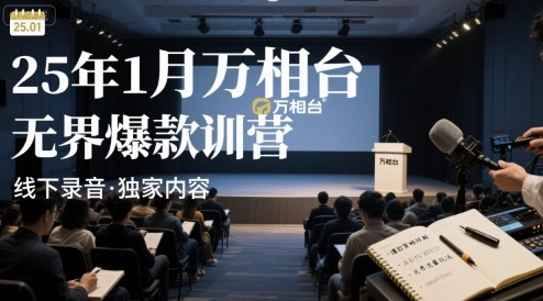 25年1月万相台无界爆款特训营线下录音-U9联盟