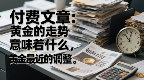 付费文章：黄金的走势意味着什么，如何看待黄金最近的调整-U9联盟
