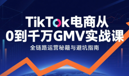三千老师·TikTok电商从0到千万GMV实战课-U9联盟