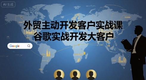 外贸主动开发客户实战课，谷歌实战开发大客户-U9联盟