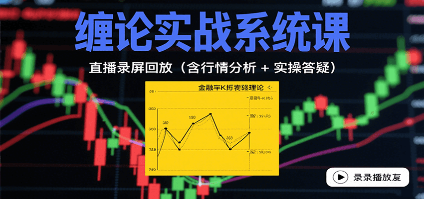 缠论实战系统课：直播录屏回放(含行情分析 + 实操答疑(更新8月)-U9联盟