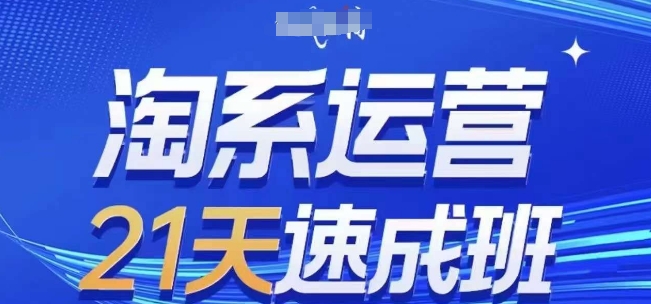 淘系运营21天速成班(更新25年7月)，0基础轻松搞定淘系运营，不做假把式-U9联盟