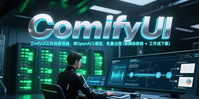 ComfyUI工作流新突破，用OpenAI三模型，批量出图(保姆级教程+工作流下载-U9联盟