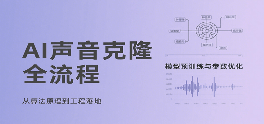 AI声音克隆全流程，基础概念到实战应用，3秒极速声音复刻、模型预训练、云端部署等-U9联盟