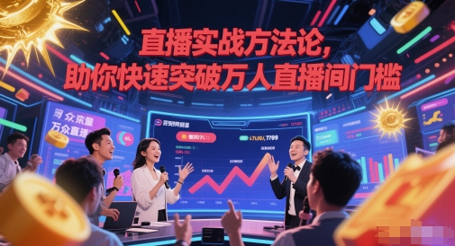 直播实战方法论，助你快速突破万人直播间门槛-U9联盟