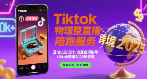 Tiktok物理整蛊直播陪跑服务-tiktok跨境2025-U9联盟