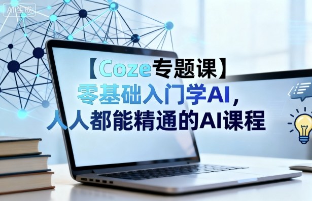 【Coze专题课】零基础入门学AI，人人都能精通的AI课程-U9联盟
