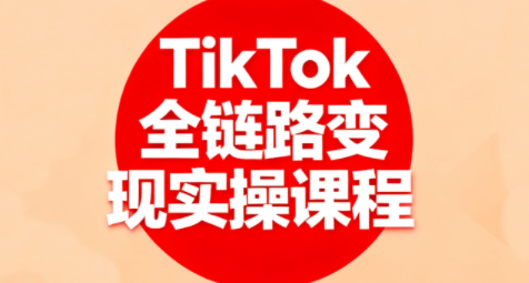 小杨老师·TikTok全链路变现实操课程-U9联盟