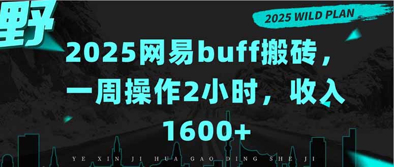 2025网易buff搬砖，一周操作2小时，收入1600+-U9联盟
