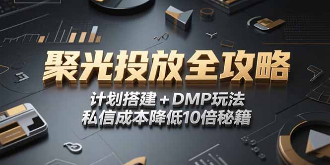 2025小红书聚光投放全攻略，计划搭建+DMP玩法，私信成本降低10倍秘籍-U9联盟