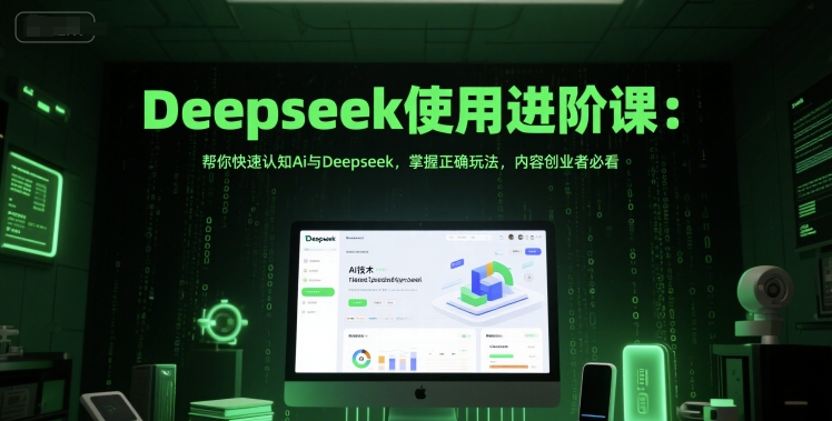 Deepseek使用进阶课：帮你快速认知Ai与Deepseek，掌握正确玩法，内容创业者必看-U9联盟
