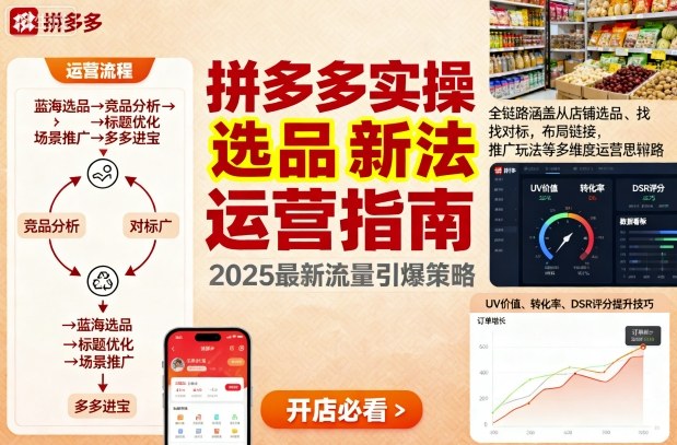 王校长9月12拼多多实操新玩法,全链路涵盖从店铺选品、找对标,布局链接,推广玩法等多维度运营思路(更新)-U9联盟