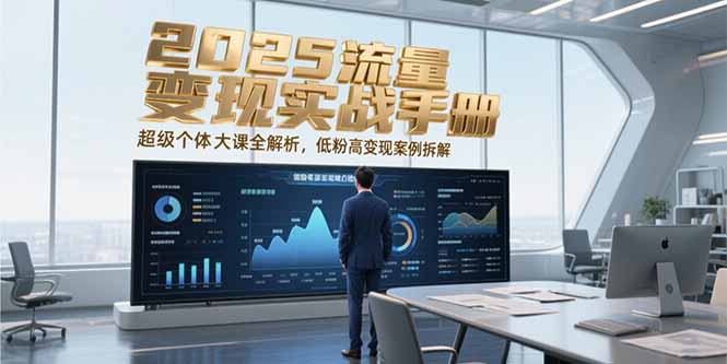 2025流量变现实战手册，超级个体大课全解析，低粉高变现案例拆解-U9联盟