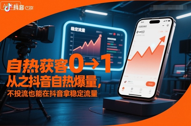 自热获客从0到1之抖音自热爆量,不投流也能在抖音拿稳定流量-U9联盟