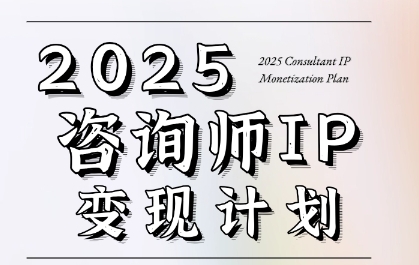 7天构建咨询师变现系统，2025咨询师IP变现计划训练营-U9联盟