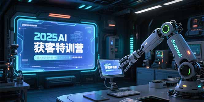 2025AI获客特训营，AI图文视频全制作，deepseek工具实操教学-U9联盟