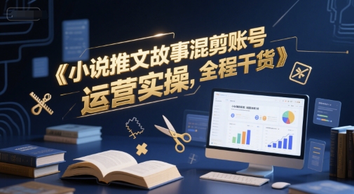 小说推文故事混剪账号运营实操，全程干货-U9联盟