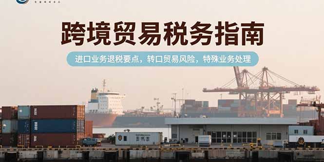 跨境贸易税务指南，进口业务退税要点，转口贸易风险，特殊业务处理-U9联盟
